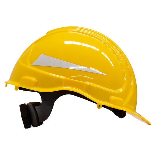CASCO DE SEGURIDAD CON AJUSTE DE MATRACA MOD. 1CP-LICA-4M