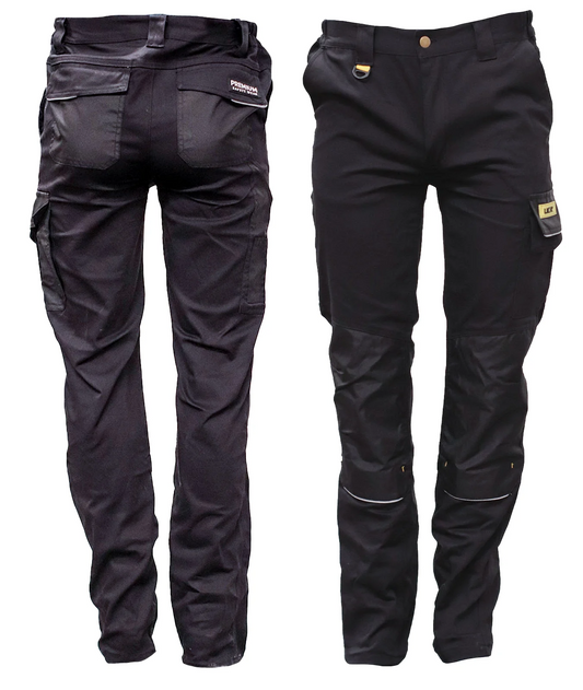 PANTALÓN DE SEGURIDAD NEGRO CON BOLSAS MOD. PANT-PREMIUM