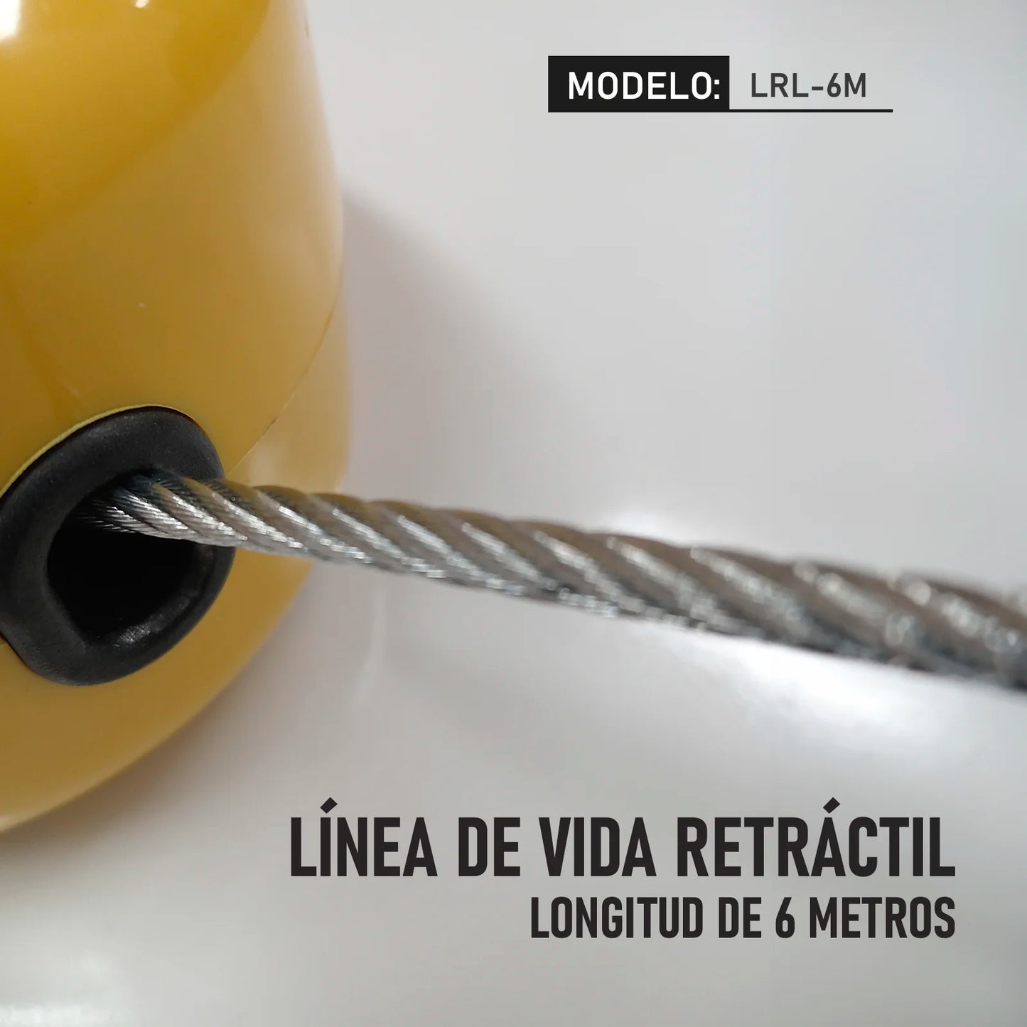 LÍNEA DE VIDA RETRÁCTIL 6M