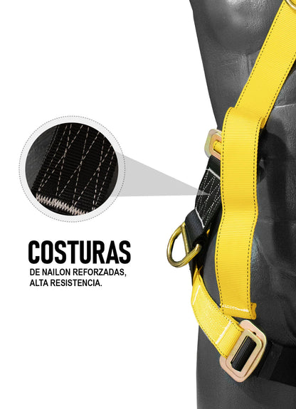 Arnés estilo x con 3 anillos Mod. ARN-3AX