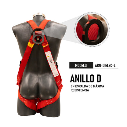 ARNÉS DE SEGURIDAD ANTI CAÍDAS DIELÉCTRICO MOD.