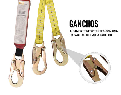 AMORTIGUADOR DE IMPACTO CON DOBLE BRAZO MOD. B2-ARN-L
