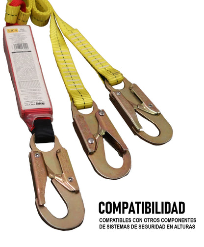 AMORTIGUADOR DE IMPACTO CON DOBLE BRAZO MOD. B2-ARN-L