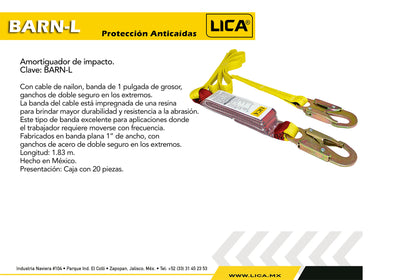 AMORTIGUADOR DE IMPACTO MOD. B-ARN-L