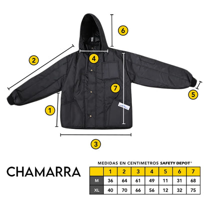 CHAMARRA TÉRMICA PARA FRÍO