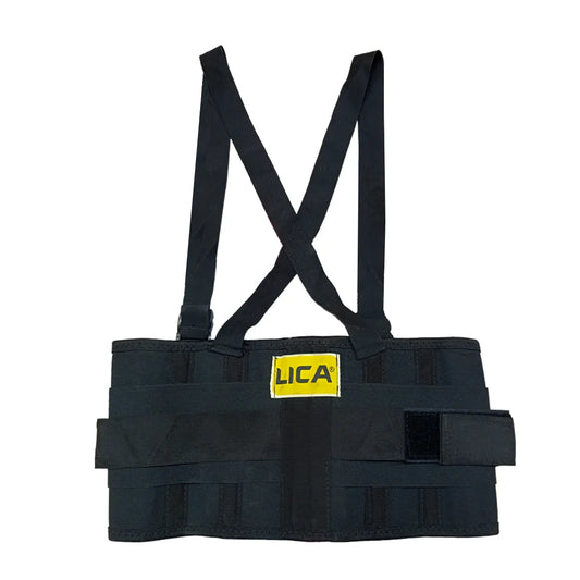 FAJA LUMBAR INDUSTRIAL CON TIRANTES Y TERCER CINTURÓN RÍGIDO MOD. FL800