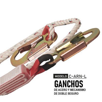 AMORTIGUADOR DE IMPACTO CON CABLE DE NAILON MOD. C-ARN-L