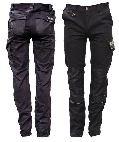 PANTALÓN DE SEGURIDAD NEGRO CON BOLSAS MOD. PANT-PREMIUM