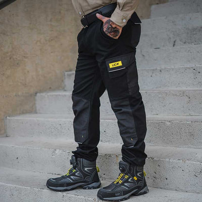 PANTALÓN DE SEGURIDAD NEGRO CON BOLSAS MOD. PANT-PREMIUM