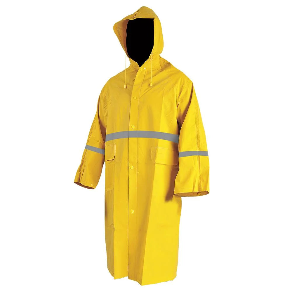 IMPERMEABLE DE GABARDINA CON REFLEJANTE MOD. GIL