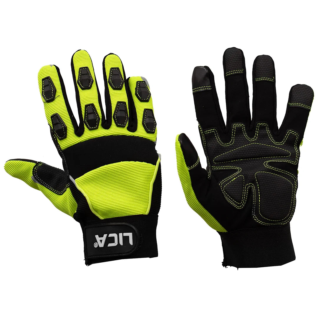 Guante de Alta Visibilidad Industrial Mod. GL-HIGHVIS