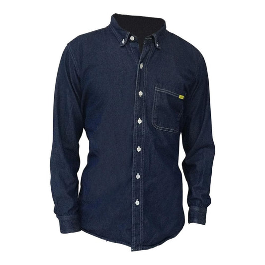 CAMISA DE MEZCLILLA INDUSTRIAL MOD. CAM-MEZ-L
